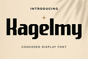 Kagelmy - Condensed Display Font, a Sans Serif Font by Gumrega Studio (Thumbnail 1 of 8)