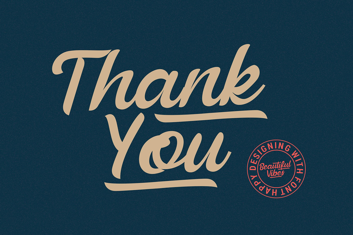 Beautiful Vibes - Bold Script Font, a Script Font by StringLabs (Photo 11 of 11)