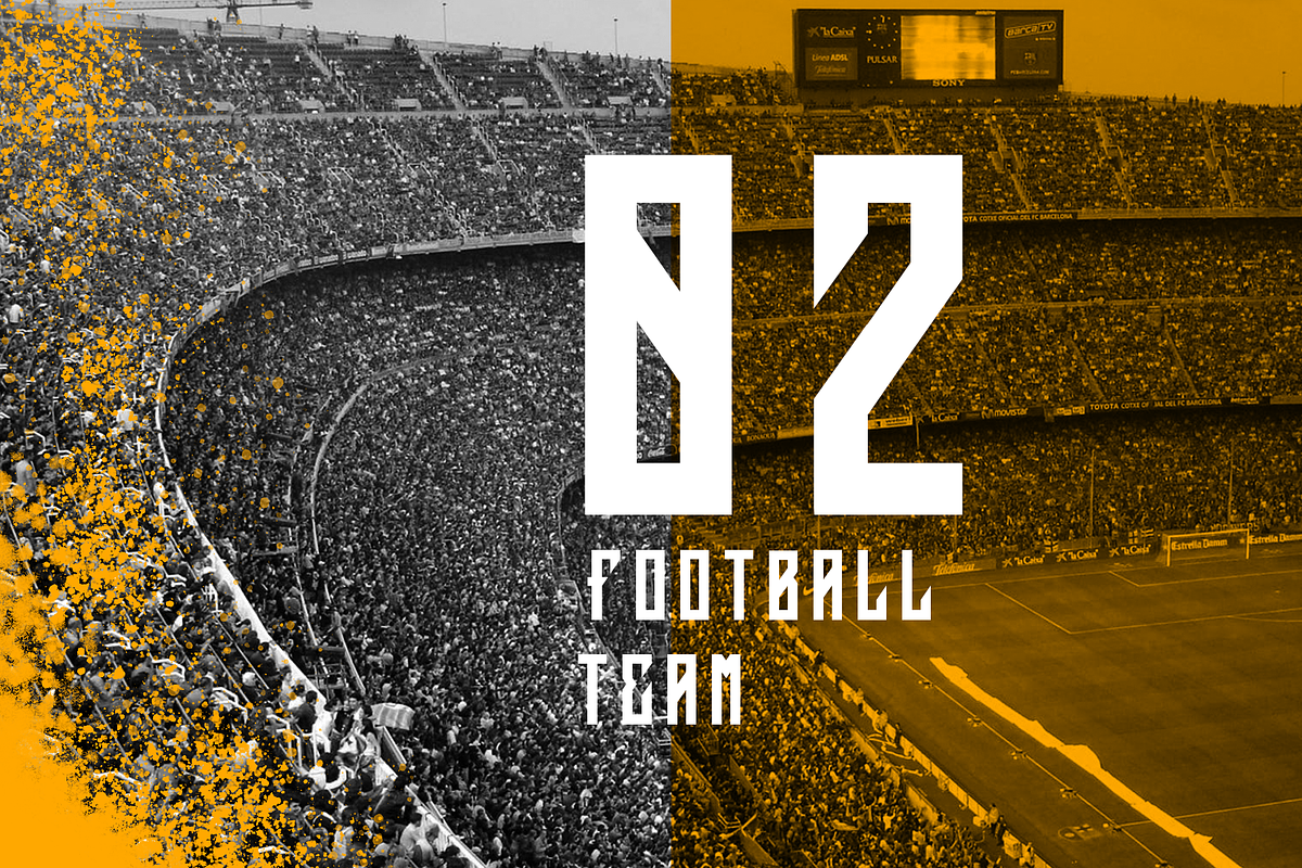 Squareslam sports and esports font preview 4