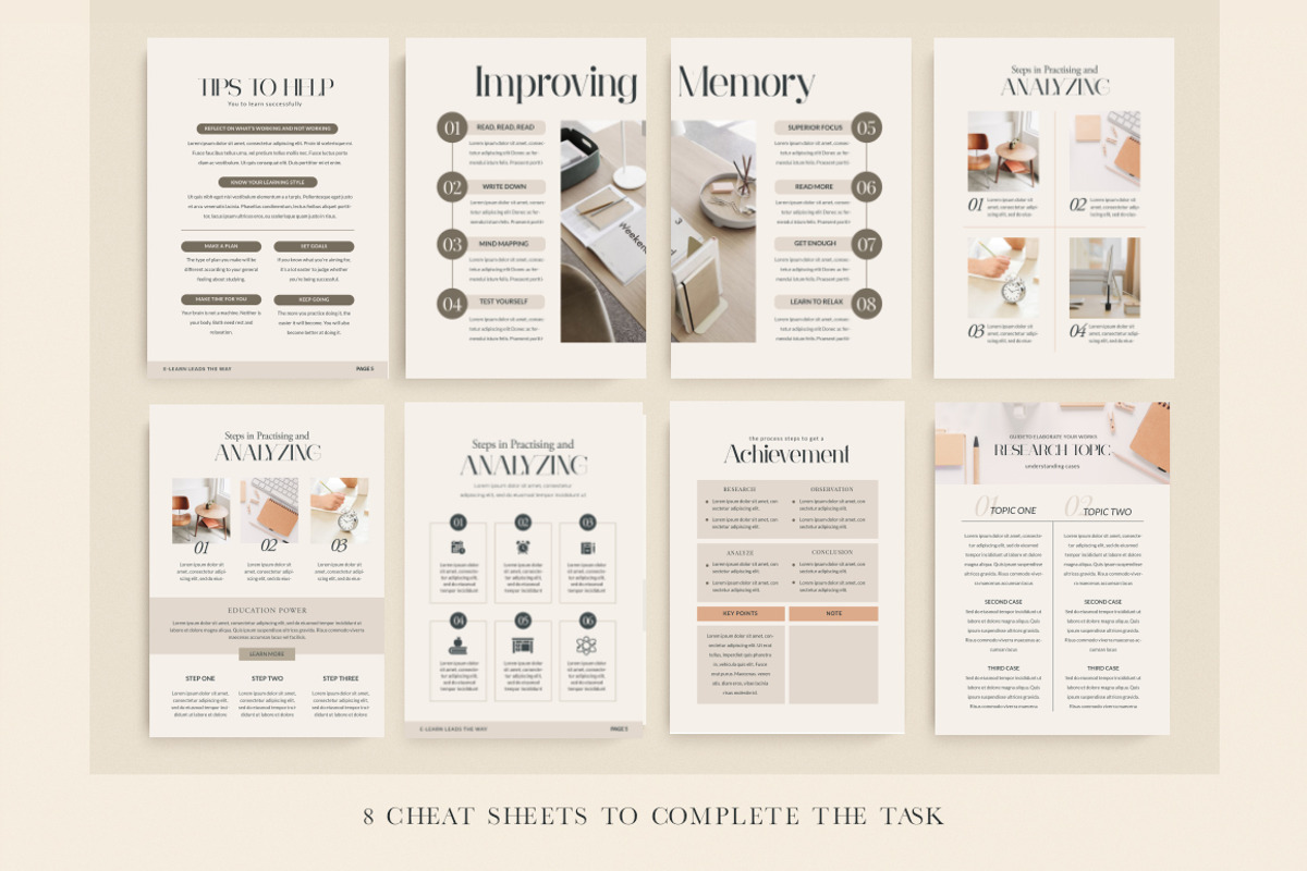 2in1 Bundle eBook + Workbook CANVA, a Magazine Template by Eviory (Photo 18 of 51)