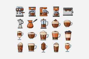 Coffee Vector Icon Pack