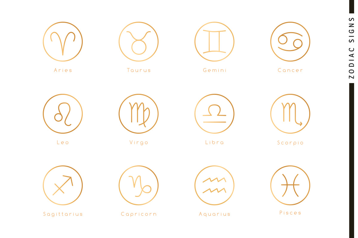 Zodiac signs., a Graphic by Luba Vega (Photo 10 of 14)