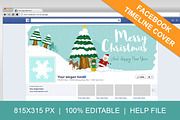 Christmas Facebook Timeline Covers, a Templates & Theme by land art (Thumbnail 3 of 9)
