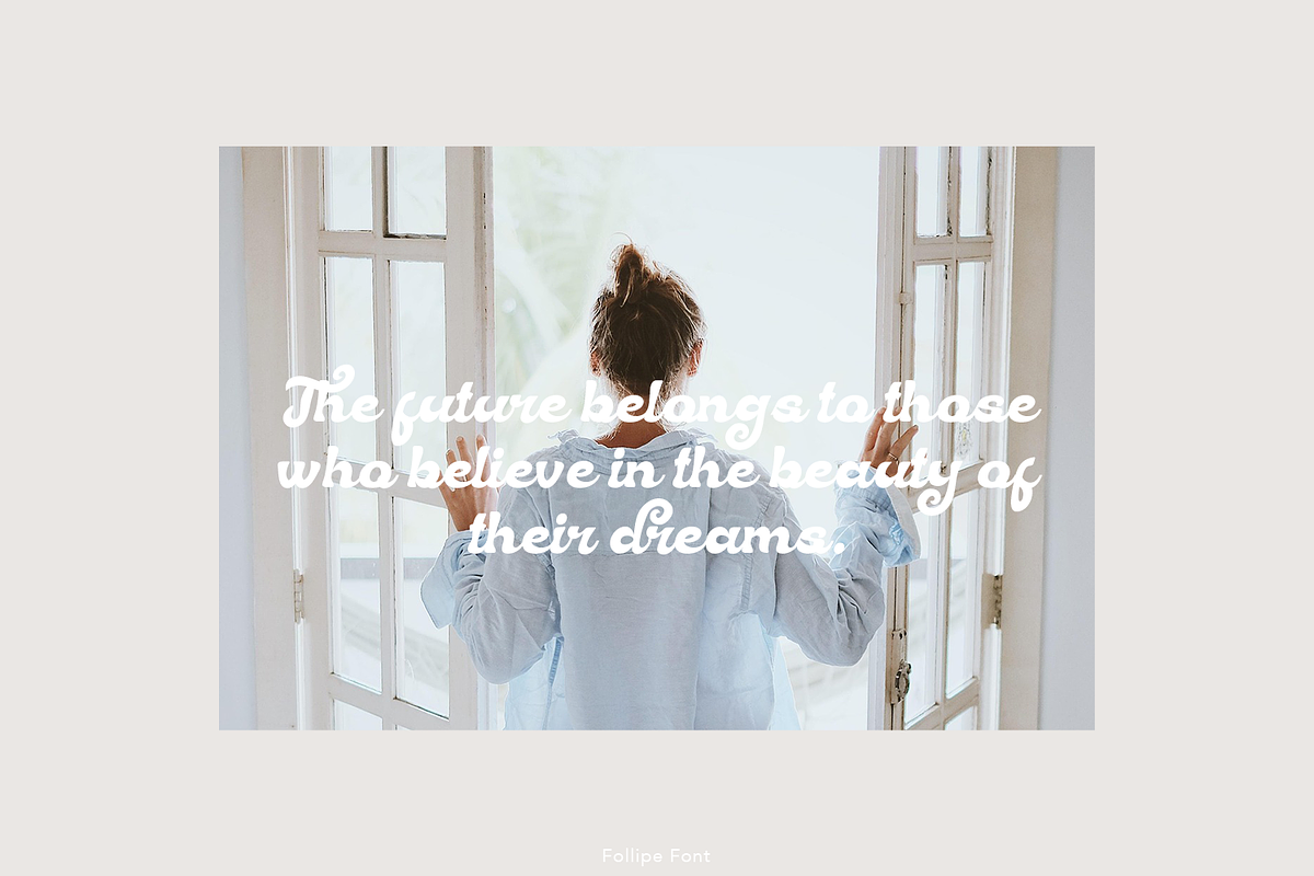 Follipe Bold Script, a Script Font by madeDeduk (Photo 2 of 11)
