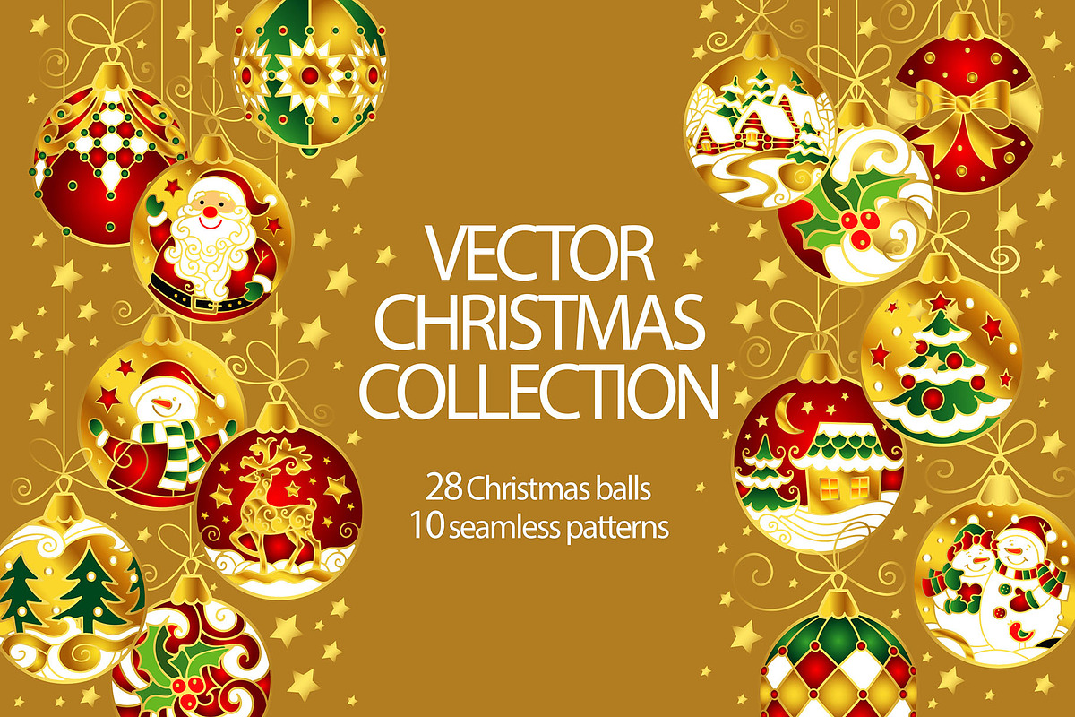 Christmas Vector Collection, a Pattern Graphic by Marina.Markizova (Photo 1 of 6)