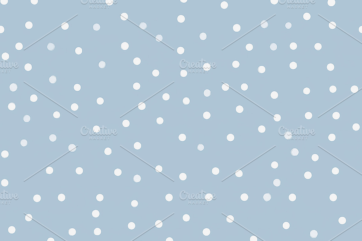 Seamless pattern, blue background seamless pattern with white co, a Pattern Graphic by Studio ANNA