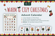 Christmas Advent Calendar & Cards, a Stationery Template by Floralis (Thumbnail 1 of 4)