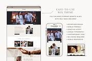 Wix Website Template - Photography, a Wix Template by Nes Design Co (Thumbnail 3 of 19)