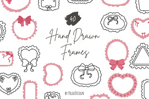 Decorative Frames Clipart Set, a Decorative Illustration by Palau