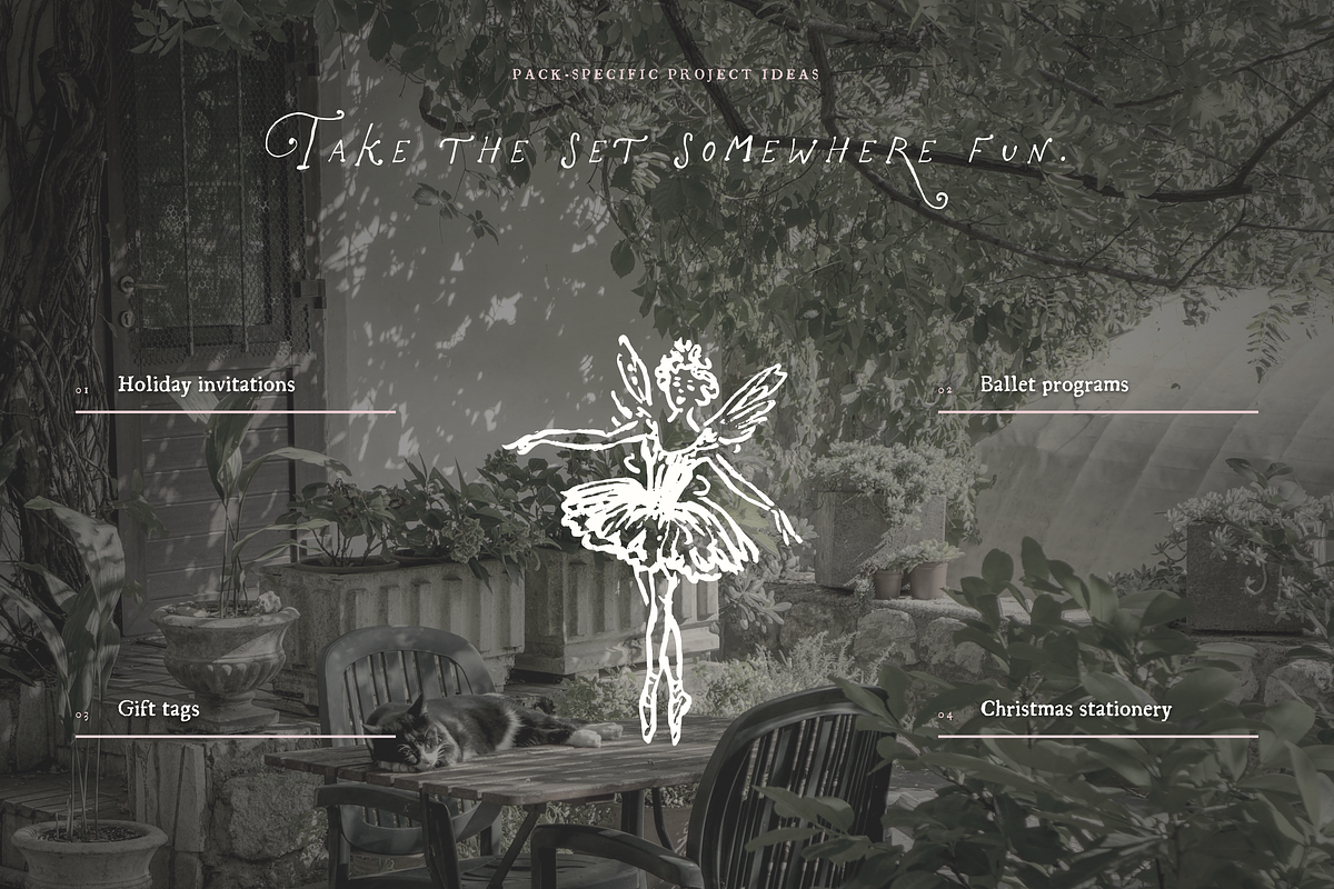 Nutcracker Ballet Vector Ink Clipart, a Seasonal Illustration by The October Creative (Photo 10 of 11)