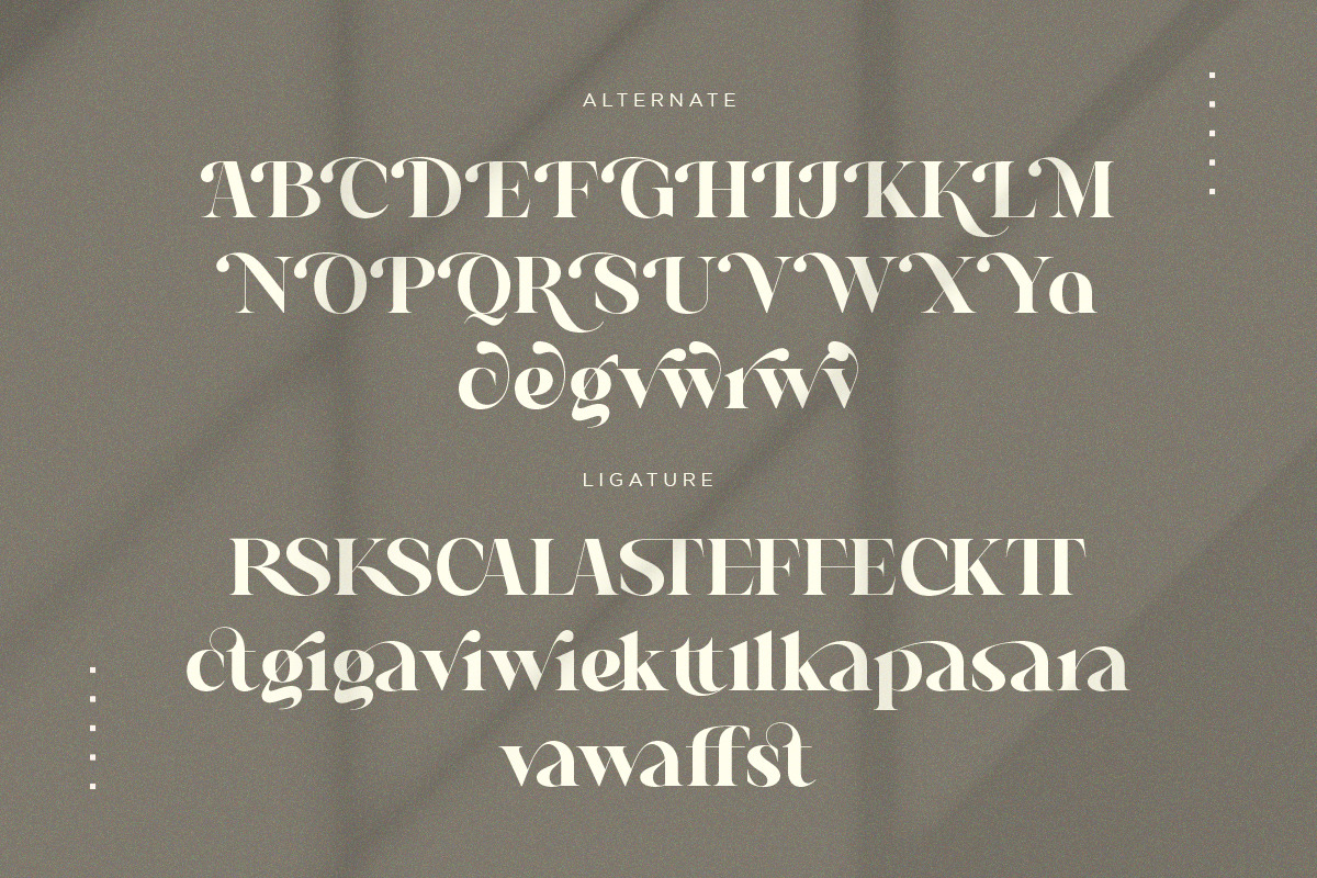 Regal - Curving Stylish Font, a Serif Font by The_Type (Photo 10 of 12)