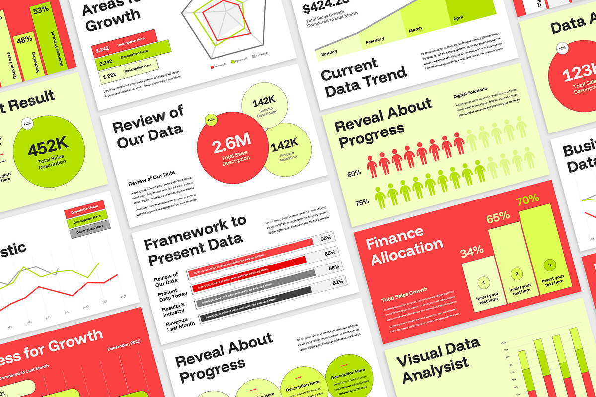 Data Visualization Google Slides, a Presentation Template by rgbryand (Photo 5 of 6)