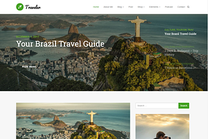 Traveler Photo Blog WordPress Theme