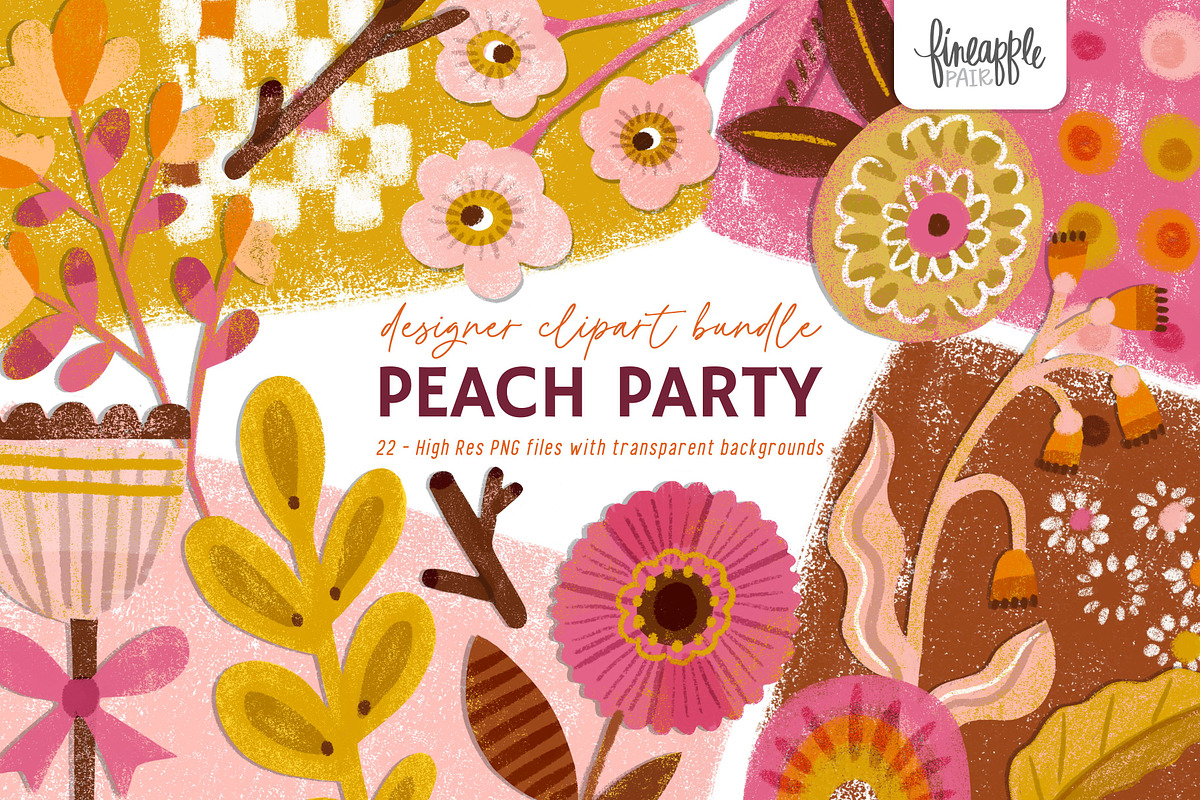 Modern Boho Floral Clipart, an Object Graphic by FINEAPPLE (Photo 1 of 6)