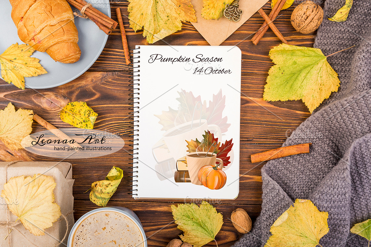 Cozy Autumn. Collection, an Illustration by Leonaa art (Photo 11 of 13)