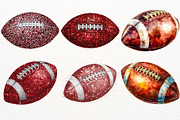 American Football PNG Sports Clipart, a Sport Illustration by SugarCloudStudioArt (Thumbnail 2 of 8)