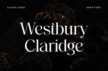 Westbury Claridge Luxury Serif Font