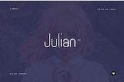 Julian Pro Display Typeface, a Sans Serif Font by Foxtype (Thumbnail 1 of 7)
