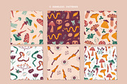 Mushrooms. Vector collection, an Illustration by katieromanoff_art (Thumbnail 3 of 13)