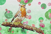 Watercolor Sketch Art, an Action Add-On by Mint Actions (Thumbnail 6 of 12)