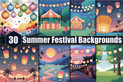 30 Summer Festival Background, a Background Graphic by protabsorkar11 (Thumbnail 1 of 4)