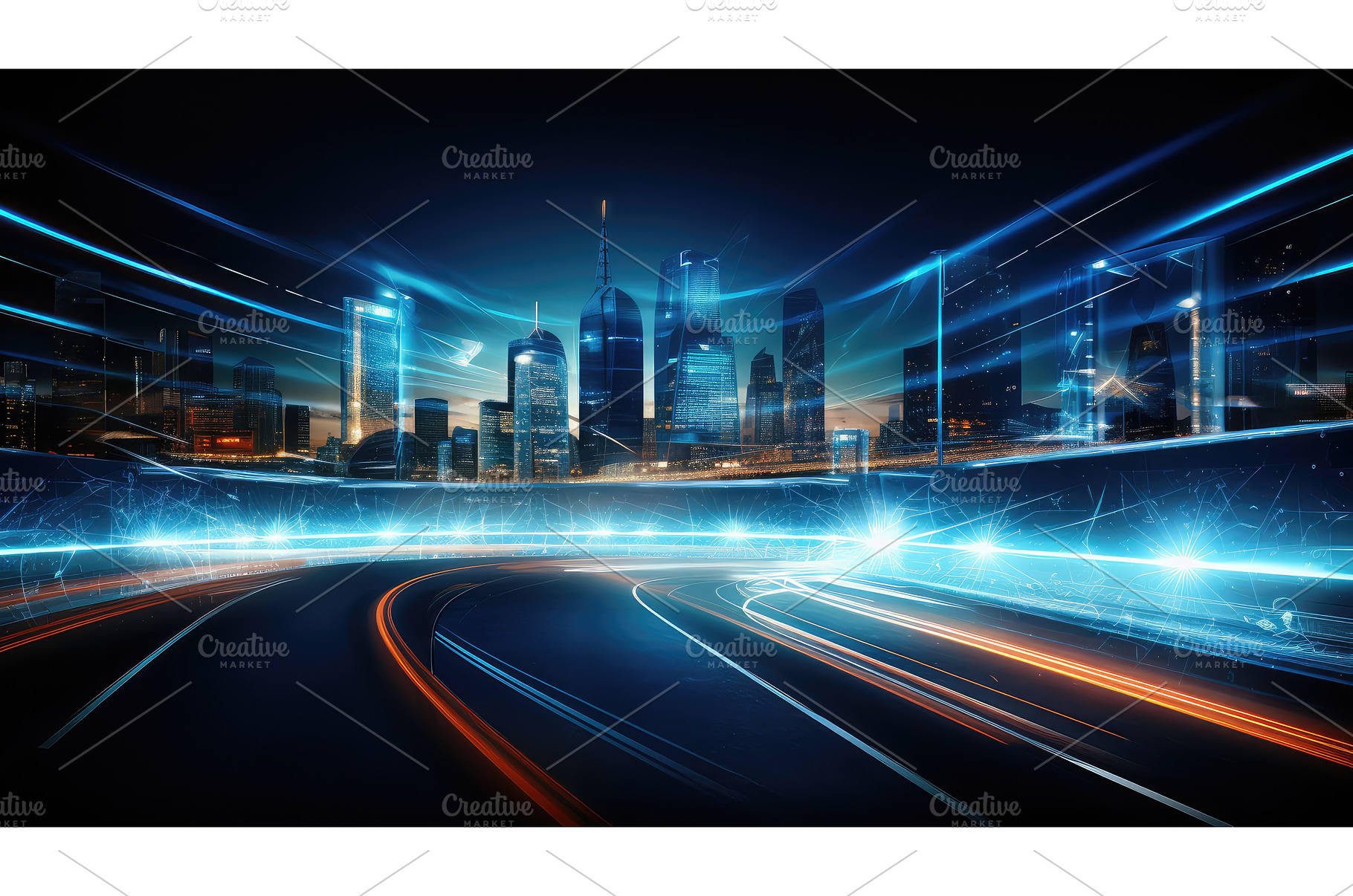 skyline space city background ai, a Background Photo by pikepicture