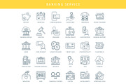 Business Outline Icons, an Outline Icon by Kalash (Thumbnail 4 of 7)