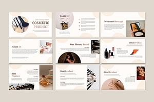 Cosmetic Product - Keynote Template