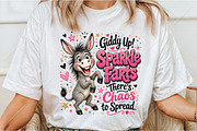 Funny Donkey PNG – Sparkle Farts, a Seasonal Illustration by Canvas Craft (Thumbnail 3 of 6)