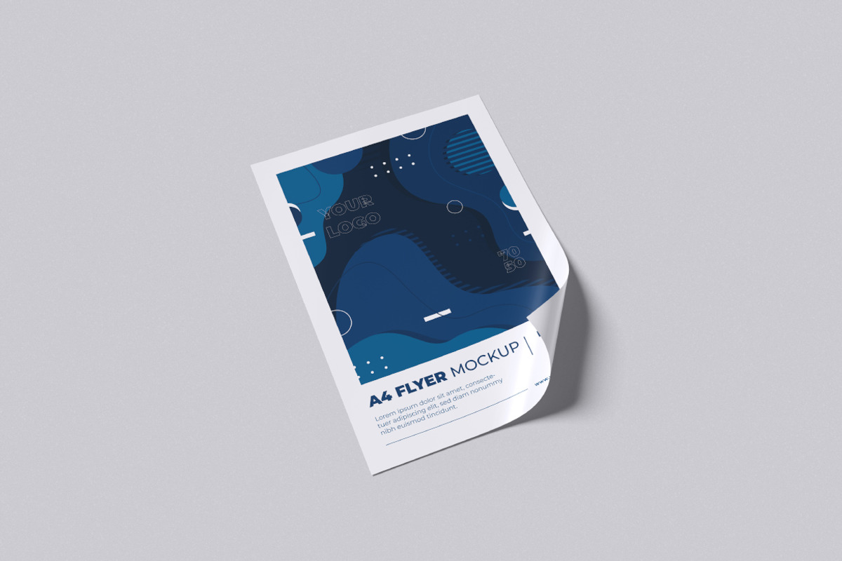 A4 Flyer Mockup Bundle Set, an Advertising Mockup by Rielismee (Photo 4 of 5)