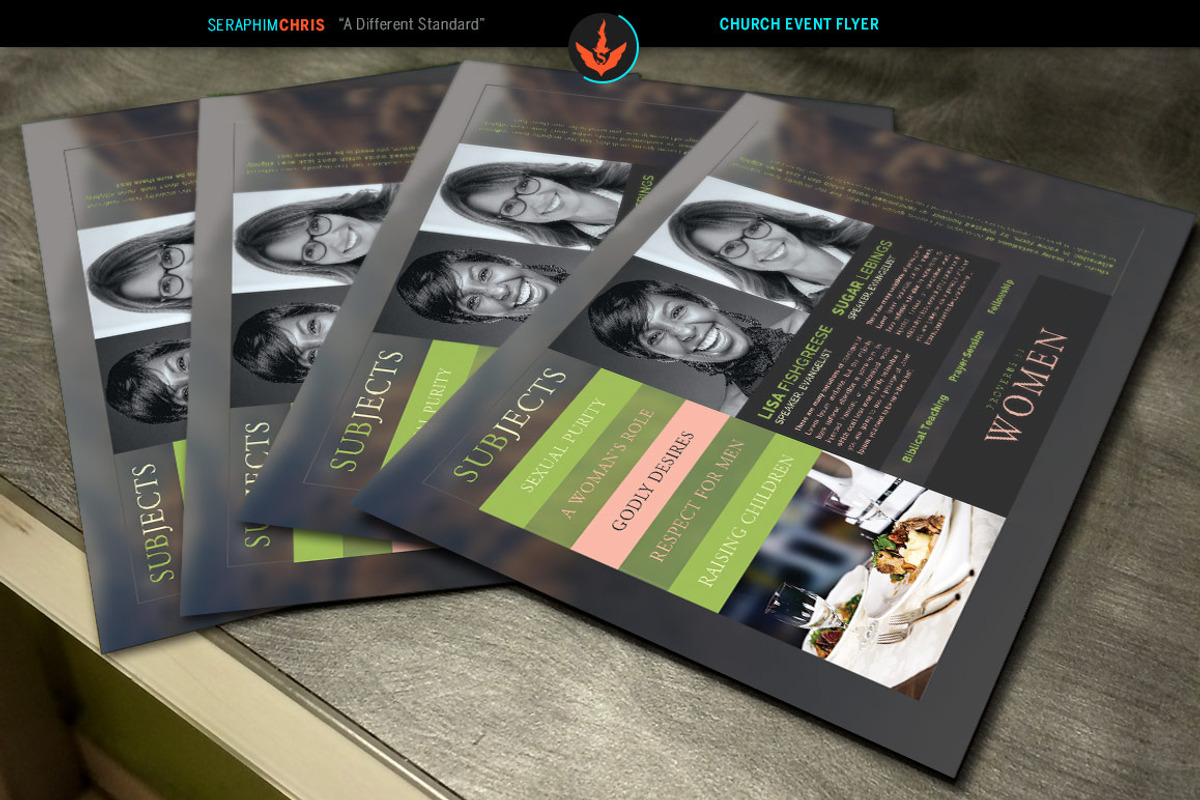 Proverbs 31 Women Church Flyer, a Flyer Template by SeraphimChris (Photo 4 of 8)