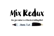 Redux — A Handwritten Font, a Sans Serif Font by Mix Fonts (Thumbnail 1 of 3)