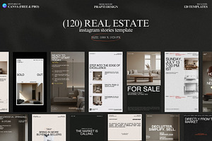 Elegant Real Estate Story Bundle, a Social Media Template by Prapti Design