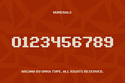 Arcana Game Pixel Font, a Font by alpercakici (Thumbnail 11 of 13)