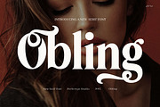 Obling Elegant Serif Font, a Serif Font by Perfectype (Thumbnail 1 of 8)