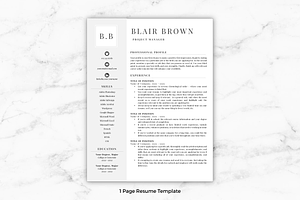 Resume Template - Blair