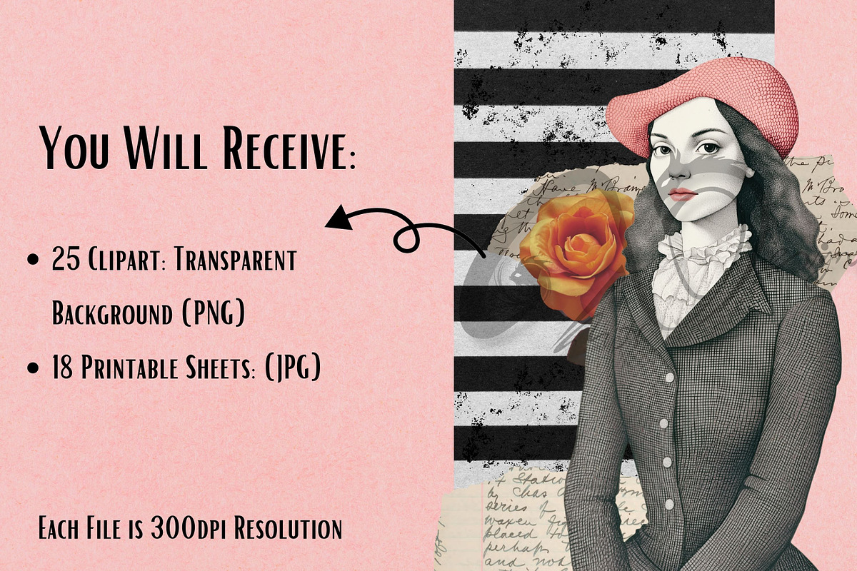 Enigmatic Women: Vintage Art, a Person Illustration by NiiiNArt (Photo 2 of 7)