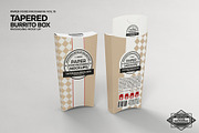 Tapered Burrito Box Packaging Mockup, a Packaging Mockup by INCDesign (Thumbnail 4 of 7)