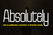 Reflect of Strictly Semi Condensed, a Sans Serif Font by groens (Thumbnail 3 of 5)