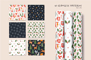 Christmas Forest Clipart Collection, a Seasonal Illustration by K.SweeTheArt (Thumbnail 7 of 9)