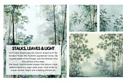 30+ Serene Bamboo & Mist Wallpapers, a Decorative Illustration by Virgo Studio (Thumbnail 4 of 6)