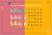 Natural Tropical Leaves Resume Canva, a Resume Template by Millusti (Thumbnail 7 of 9)