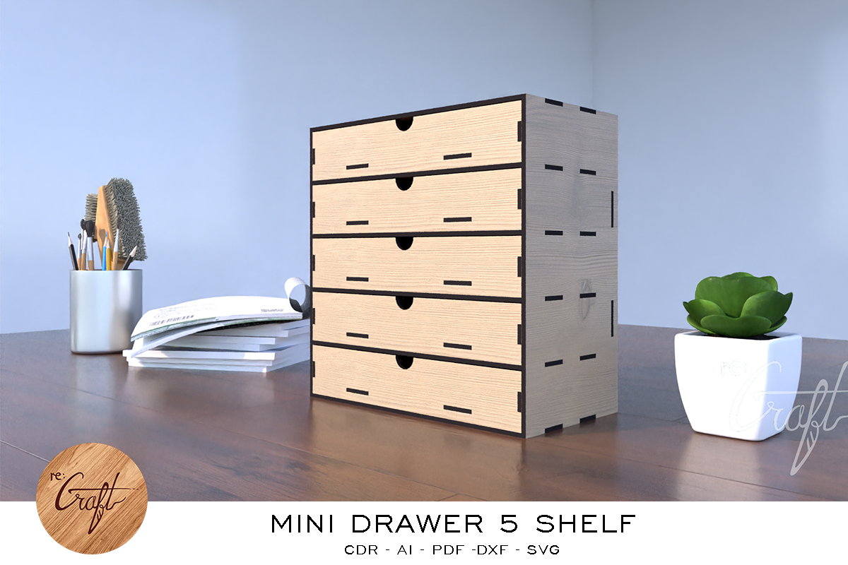 Desk Organizer 5 Drawers, a Templates & Theme by StanleyTirtoutomo (Photo 3 of 7)