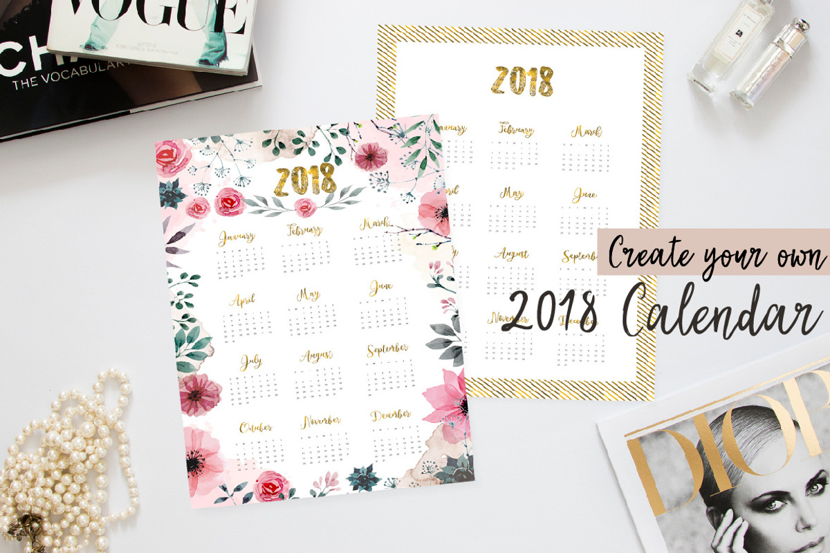 Create your own 2018 calendar, an Object Graphic by Small Space (Photo 1 of 7)