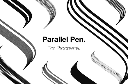 Procreate Parallel Pen!