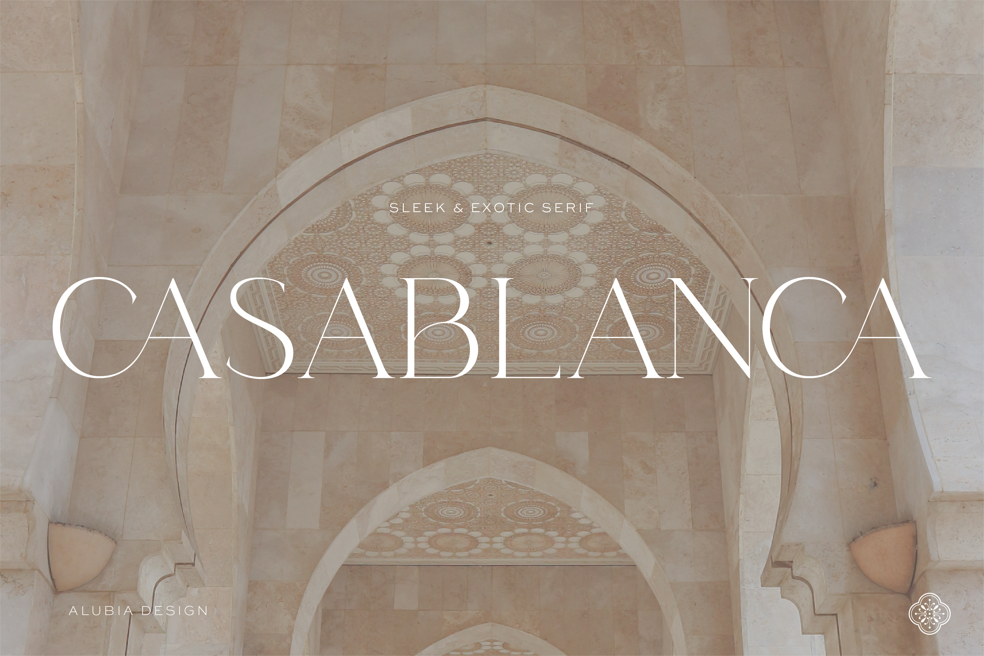 Casablanca - Sleek & Exotic Serif, a Serif Font by Alubia design | casa blanca font, casablanca font, casablanca font download... 
