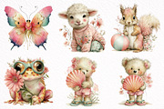 Summer Watercolor Clipart PNG, an Illustration by DreamArtGraphic (Thumbnail 6 of 8)