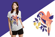 Geometric animals and birds, an Animal Illustration by TashaDraw (Thumbnail 5 of 10)