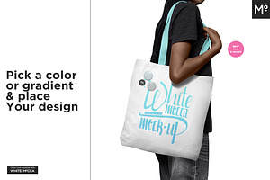 Canvas Shopper Bag Mock-up