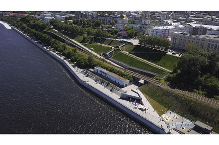 Top view of beautiful modern city on, an Architecture Photo by Media Whale Stock